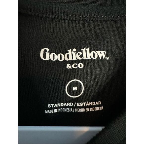 Goodfellow & Co Standard T-shirt Men’s Medium Black - Picture 2 of 4